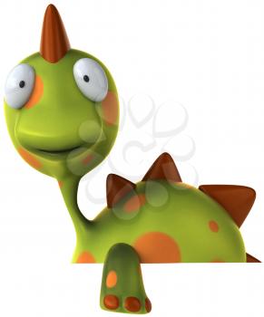 Royalty Free Clipart Image of a Dinosaur