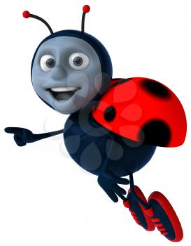 Royalty Free Clipart Image of a Ladybug