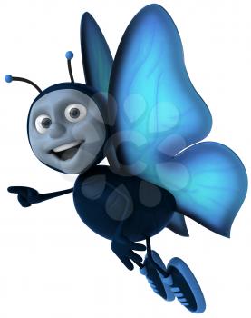 Royalty Free Clipart Image of a Butterfly