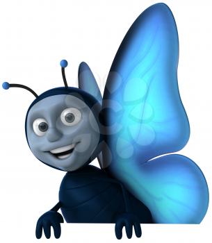 Royalty Free Clipart Image of a Butterfly