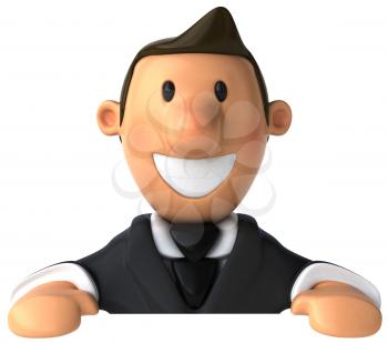 Royalty Free Clipart Image of a Businessman