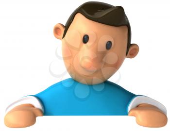 Royalty Free Clipart Image of a Man