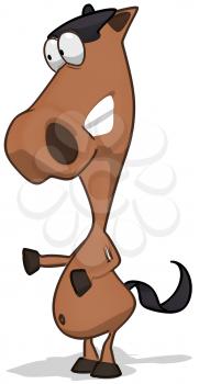 Royalty Free Clipart Image of a Horse