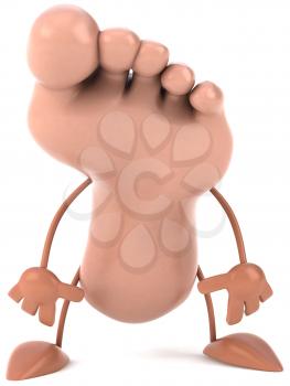 Royalty Free Clipart Image of a Foot