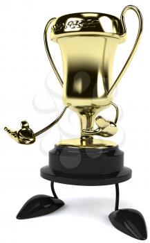 Royalty Free Clipart Image of a Trophy