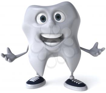 Royalty Free Clipart Image of a Tooth