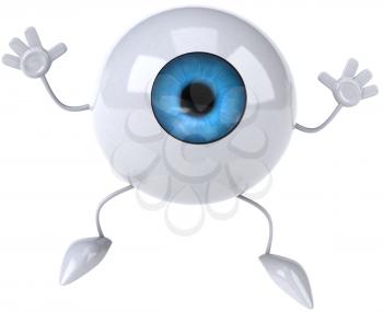 Royalty Free Clipart Image of an Eyeball