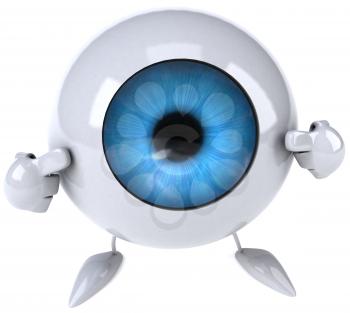 Royalty Free Clipart Image of an Eyeball