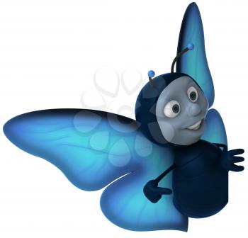 Royalty Free Clipart Image of a Butterfly