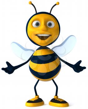 Royalty Free Clipart Image of a Bee