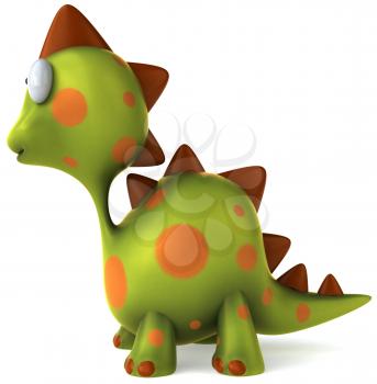 Royalty Free Clipart Image of a Dinosaur