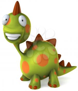 Royalty Free Clipart Image of a Dinosaur