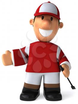 Royalty Free Clipart Image of a Jockey