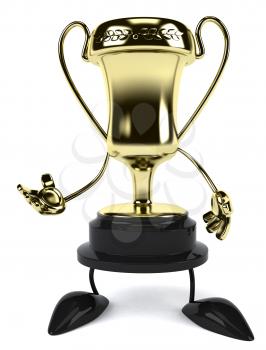 Royalty Free Clipart Image of a Trophy