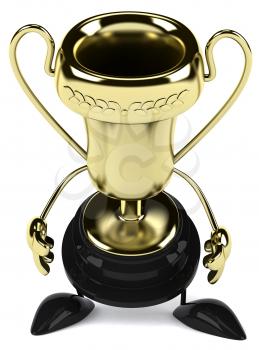 Royalty Free Clipart Image of a Trophy