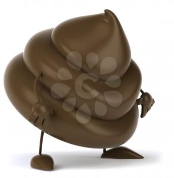 Royalty Free Clipart Image of Poop