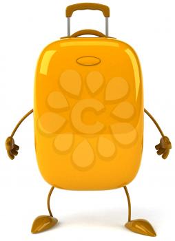 Royalty Free Clipart Image of a Suitcase