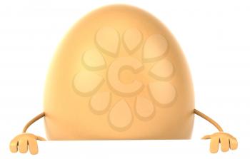 Royalty Free Clipart Image of an Egg