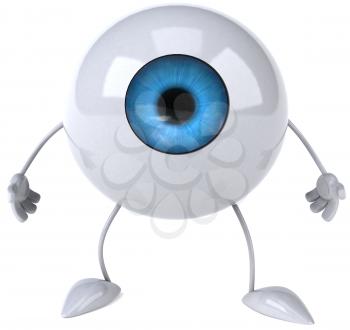 Royalty Free Clipart Image of an Eyeball