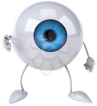 Royalty Free Clipart Image of an Eyeball