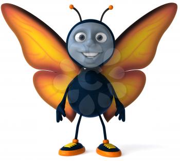 Royalty Free Clipart Image of a Butterfly