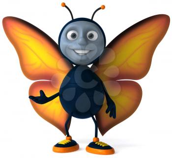 Royalty Free Clipart Image of a Butterfly