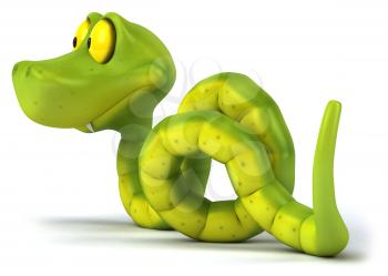 Royalty Free Clipart Image of a Snake