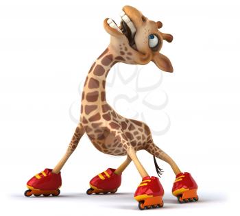 Fun giraffe