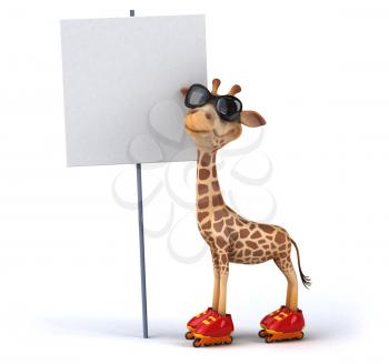 Fun giraffe