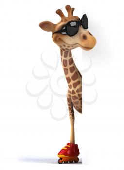 Fun giraffe