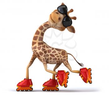 Fun giraffe