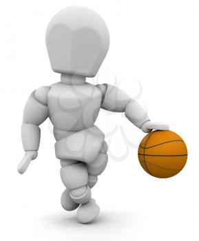 dribble basketball clipart animations