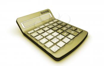 Royalty Free Clipart Image of a Calculator