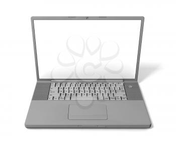 Royalty Free Clipart Image of a Laptop