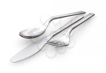 Royalty Free Clipart Image of Cutlery