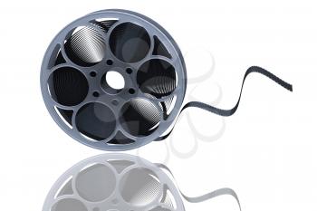 Royalty Free Clipart Image of a Film Reel