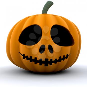 Royalty Free Clipart Image of a Jack-O-Lantern