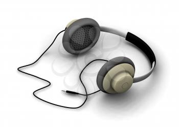 Royalty Free Clipart Image of Headphones