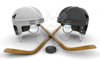 Royalty Free Photo of a Hockey Equipment