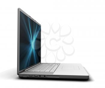 Royalty Free Clipart Image of a Laptop