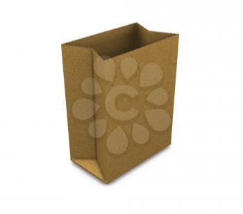 Royalty Free Clipart Image of a Paper Bag
