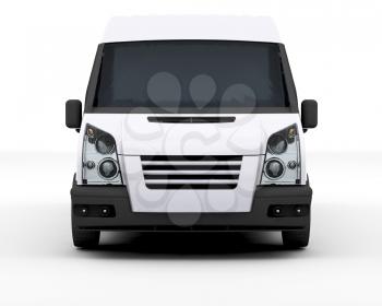 Royalty Free Clipart Image of a Van