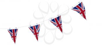 3D render of Union Jack Bunting and Banners