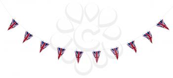 3D render of Union Jack Bunting and Banners