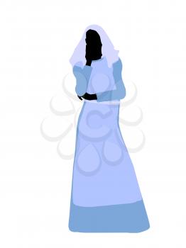 Royalty Free Clipart Image of a Biblical Woman