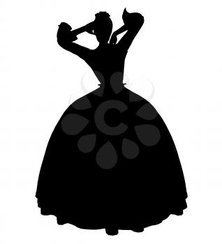 Royalty Free Clipart Image of a Fairy Tale Princess