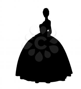 Royalty Free Clipart Image of a Fairy Tale Princess