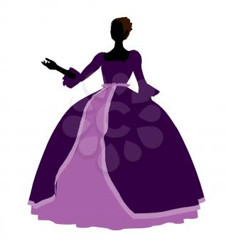 Royalty Free Clipart Image of a Fairy Tale Princess