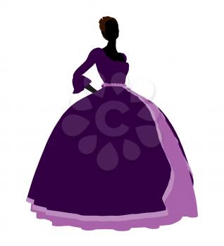 Royalty Free Clipart Image of a Fairy Tale Princess