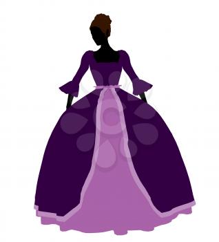 Royalty Free Clipart Image of a Fairy Tale Princess